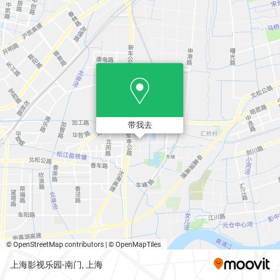 上海影视乐园-南门地图