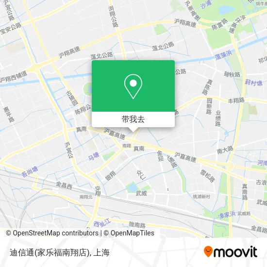 迪信通(家乐福南翔店)地图