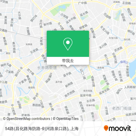 54路(昌化路海防路-剑河路泉口路)地图