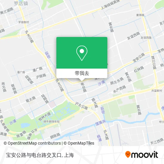 宝安公路与电台路交叉口地图
