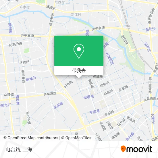 电台路地图