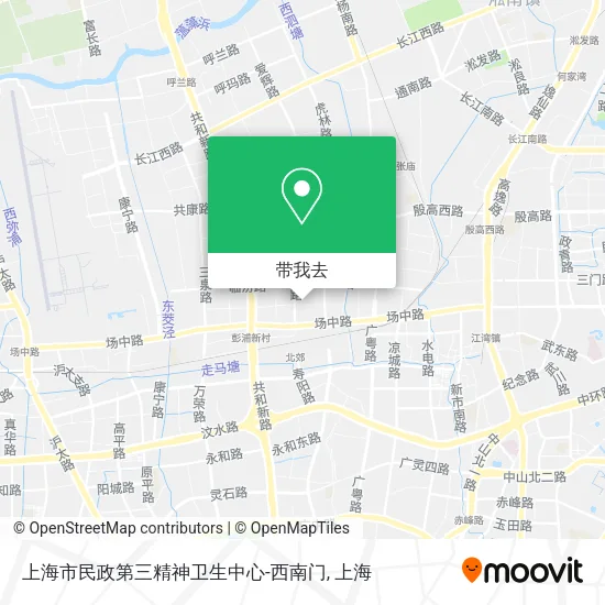上海市民政第三精神卫生中心-西南门地图
