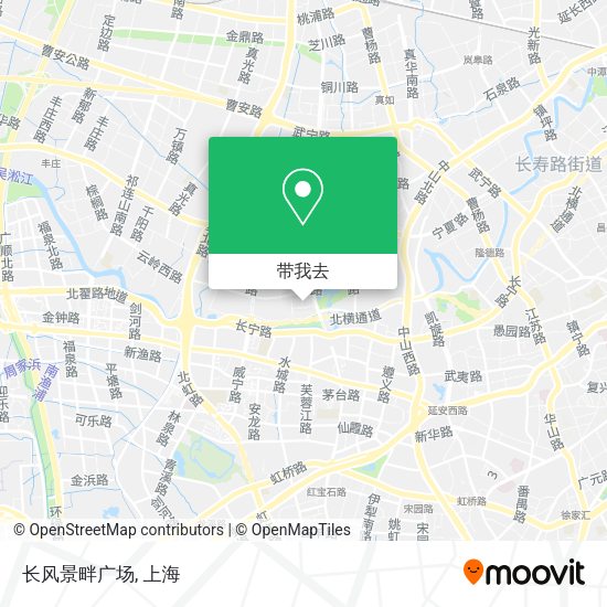 长风景畔广场地图