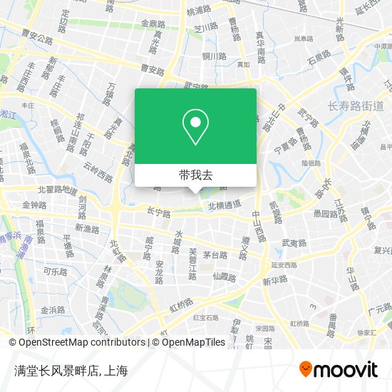 满堂长风景畔店地图