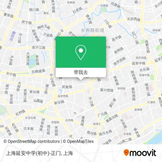 上海延安中学(初中)-正门地图