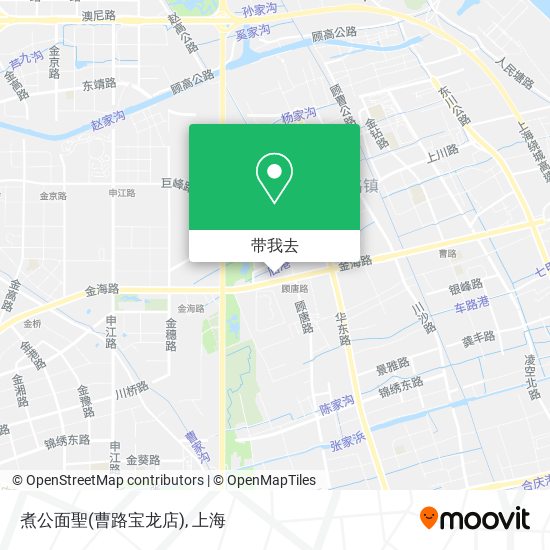 煮公面聖(曹路宝龙店)地图