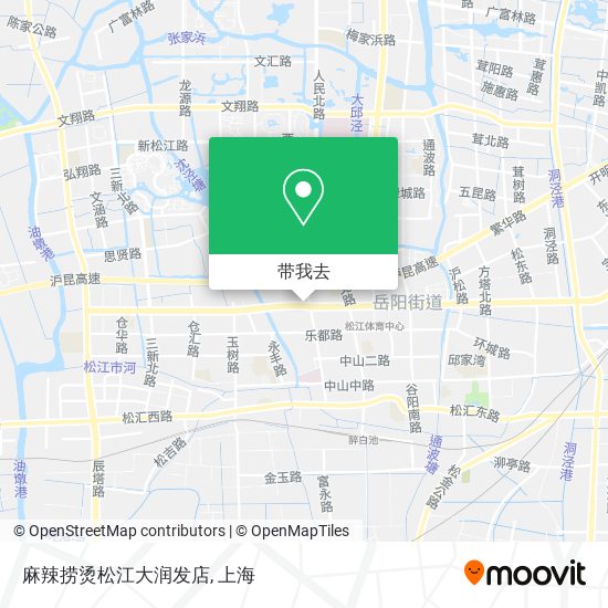 麻辣捞烫松江大润发店地图