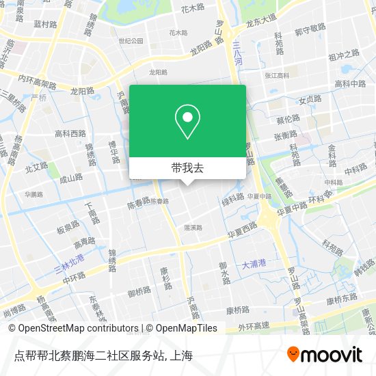 点帮帮北蔡鹏海二社区服务站地图