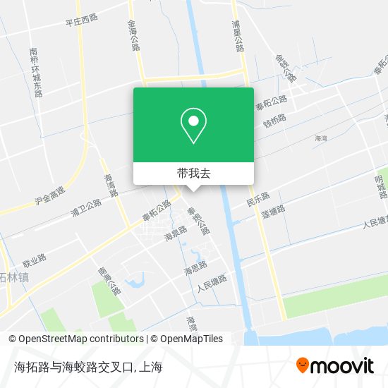 海拓路与海蛟路交叉口地图