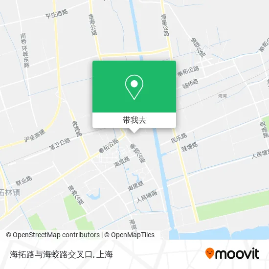 海拓路与海蛟路交叉口地图