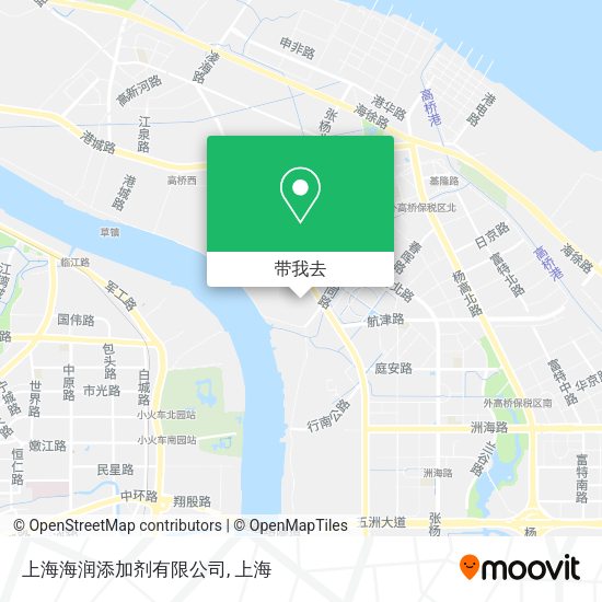 上海海润添加剂有限公司地图