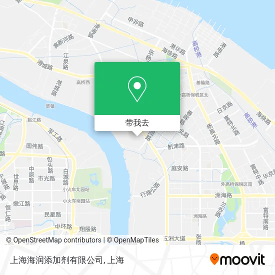 上海海润添加剂有限公司地图