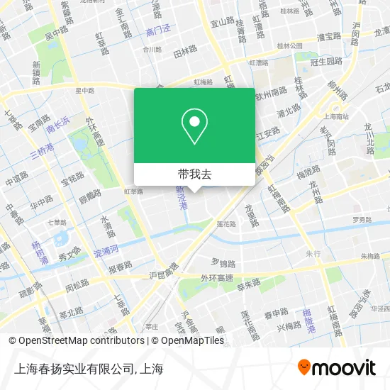 上海春扬实业有限公司地图