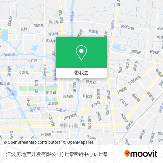 江波房地产开发有限公司(上海营销中心)地图