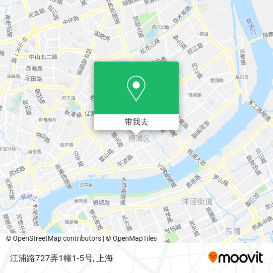 江浦路727弄1幢1-5号地图