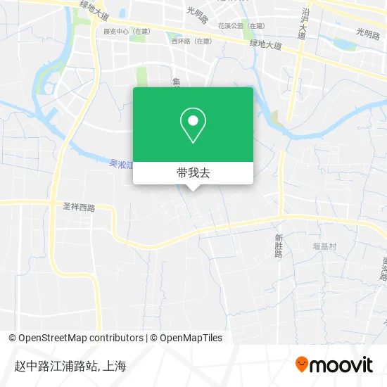 赵中路江浦路站地图