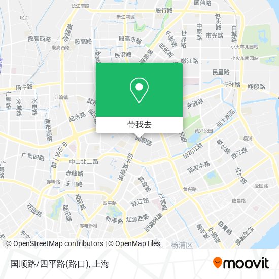 国顺路/四平路(路口)地图