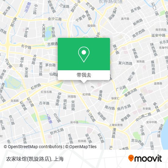 农家味馆(凯旋路店)地图