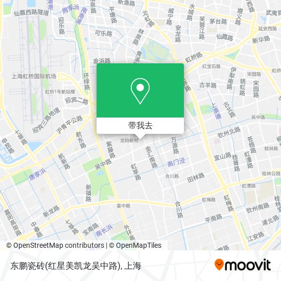 东鹏瓷砖(红星美凯龙吴中路)地图
