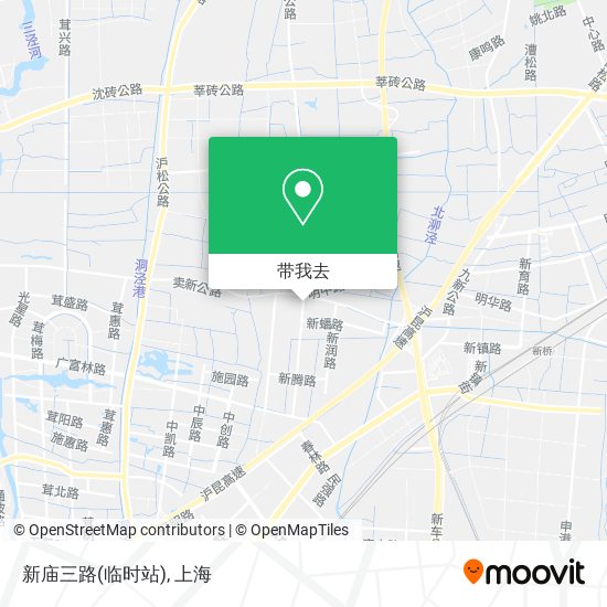 新庙三路(临时站)地图