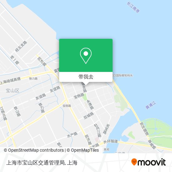 上海市宝山区交通管理局地图