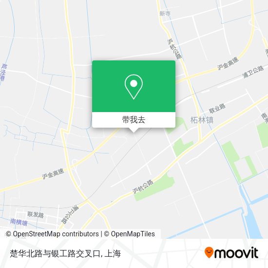 楚华北路与银工路交叉口地图