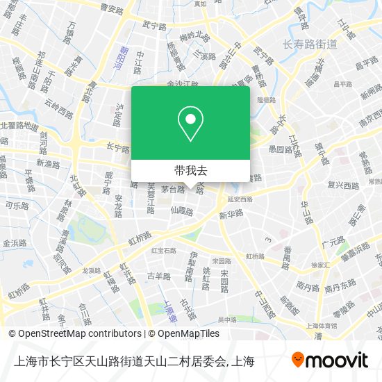 上海市长宁区天山路街道天山二村居委会地图