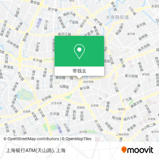 上海银行ATM(天山路)地图