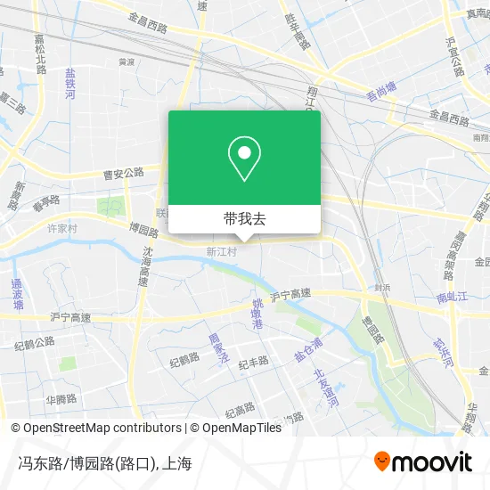 冯东路/博园路(路口)地图