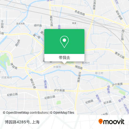 博园路4285号地图