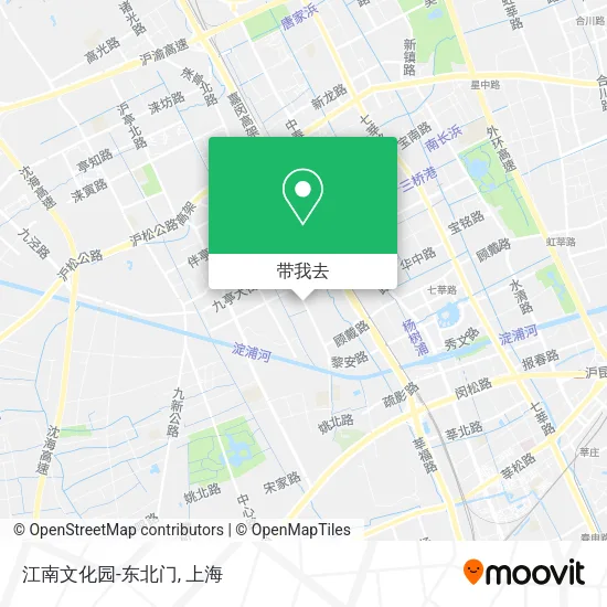 江南文化园-东北门地图