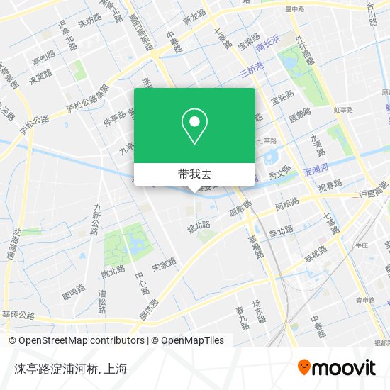 涞亭路淀浦河桥地图