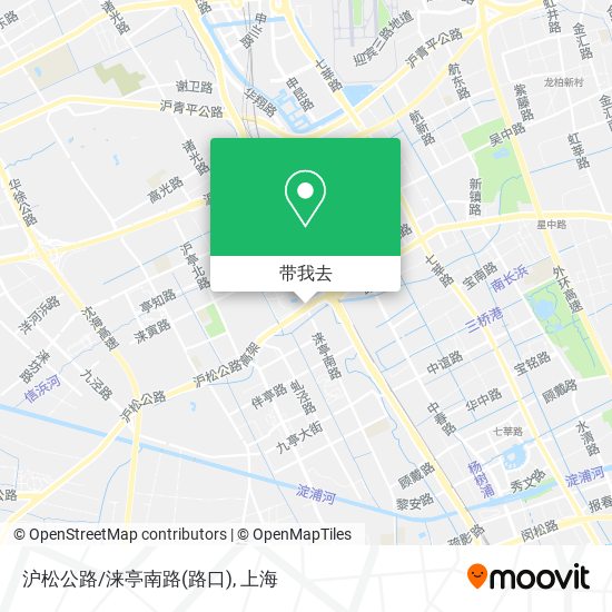 沪松公路/涞亭南路(路口)地图