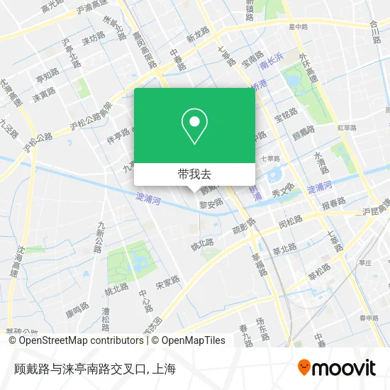 顾戴路与涞亭南路交叉口地图
