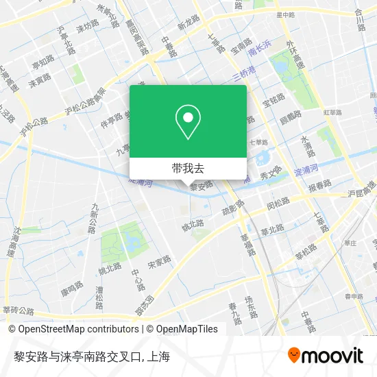 黎安路与涞亭南路交叉口地图