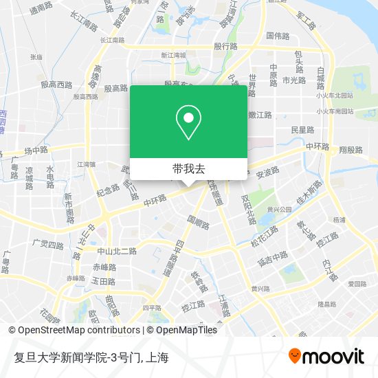 复旦大学新闻学院-3号门地图