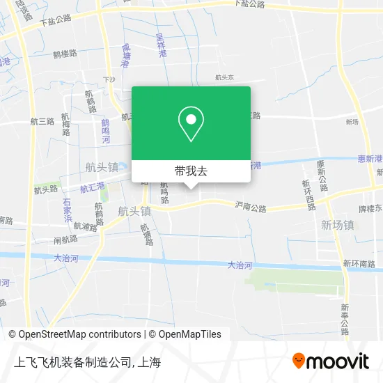 上飞飞机装备制造公司地图