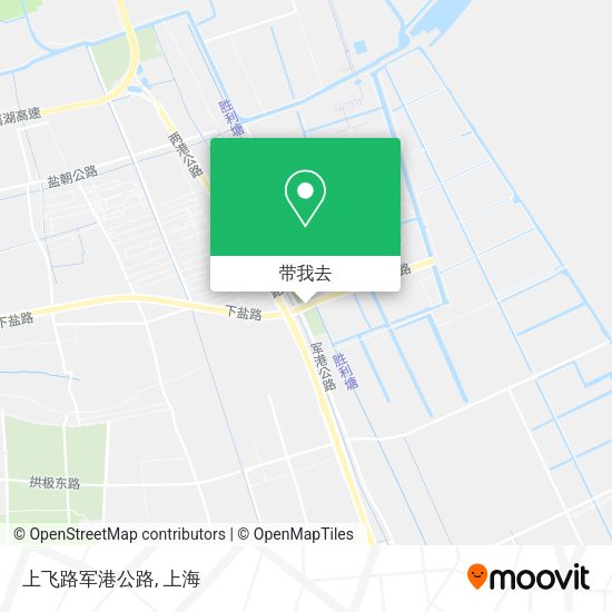 上飞路军港公路地图