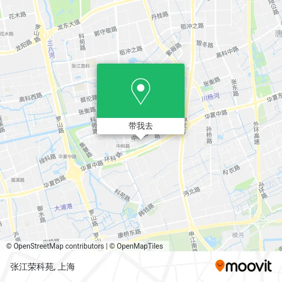 张江荣科苑地图