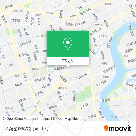 科苑塑钢彩铝门窗地图