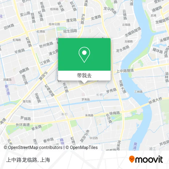 上中路龙临路地图