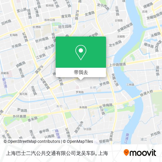 上海巴士二汽公共交通有限公司龙吴车队地图