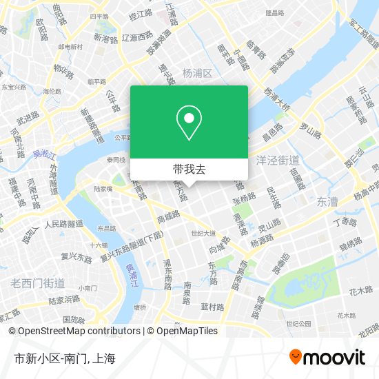 市新小区-南门地图