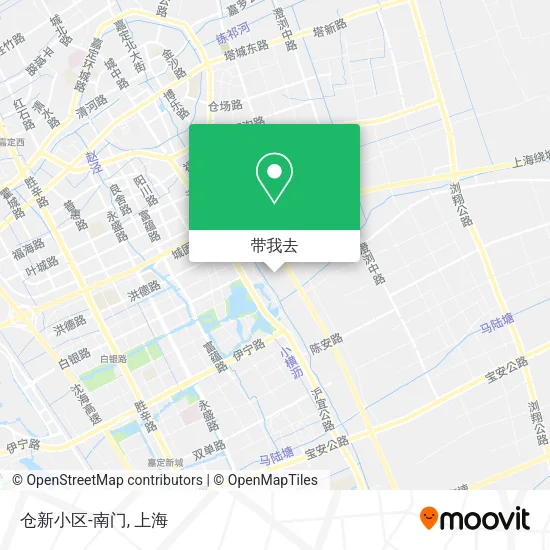仓新小区-南门地图