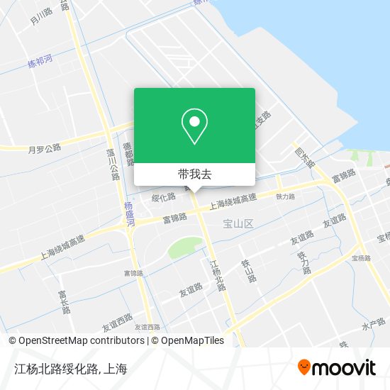江杨北路绥化路地图