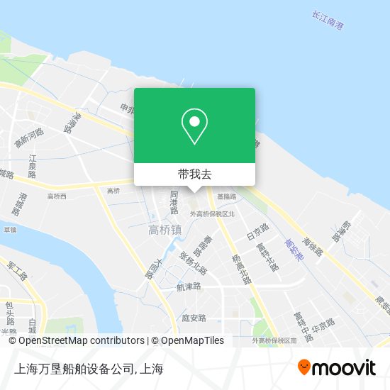 上海万垦船舶设备公司地图