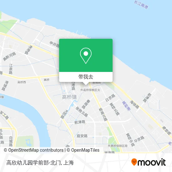 高欣幼儿园学前部-北门地图