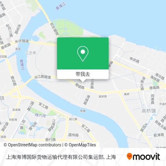 上海海博国际货物运输代理有限公司集运部地图