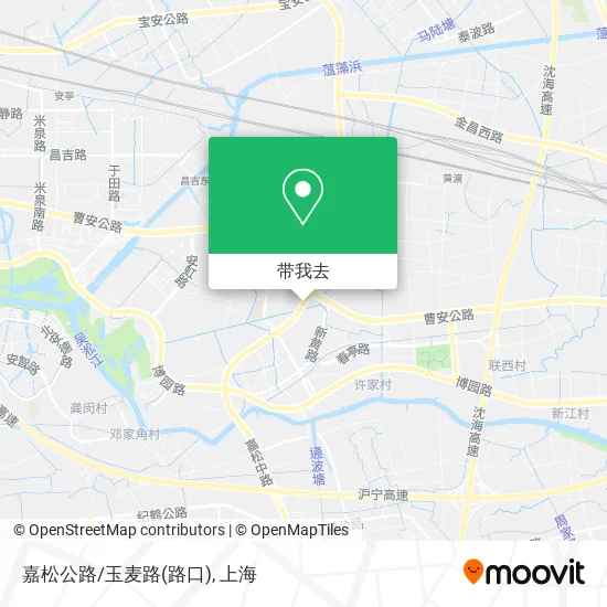 嘉松公路/玉麦路(路口)地图