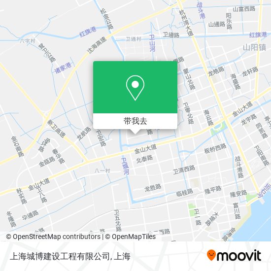 上海城博建设工程有限公司地图